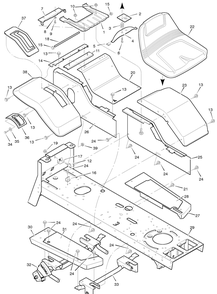 Part Location Diagram of 090632  Z Murray Clamp, Battery